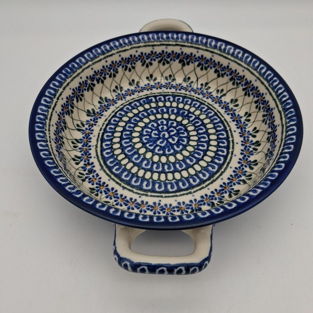 Polish Pottery 8" Baking Dish Unikat - 361 K. Deptula - Picture 3 of 8